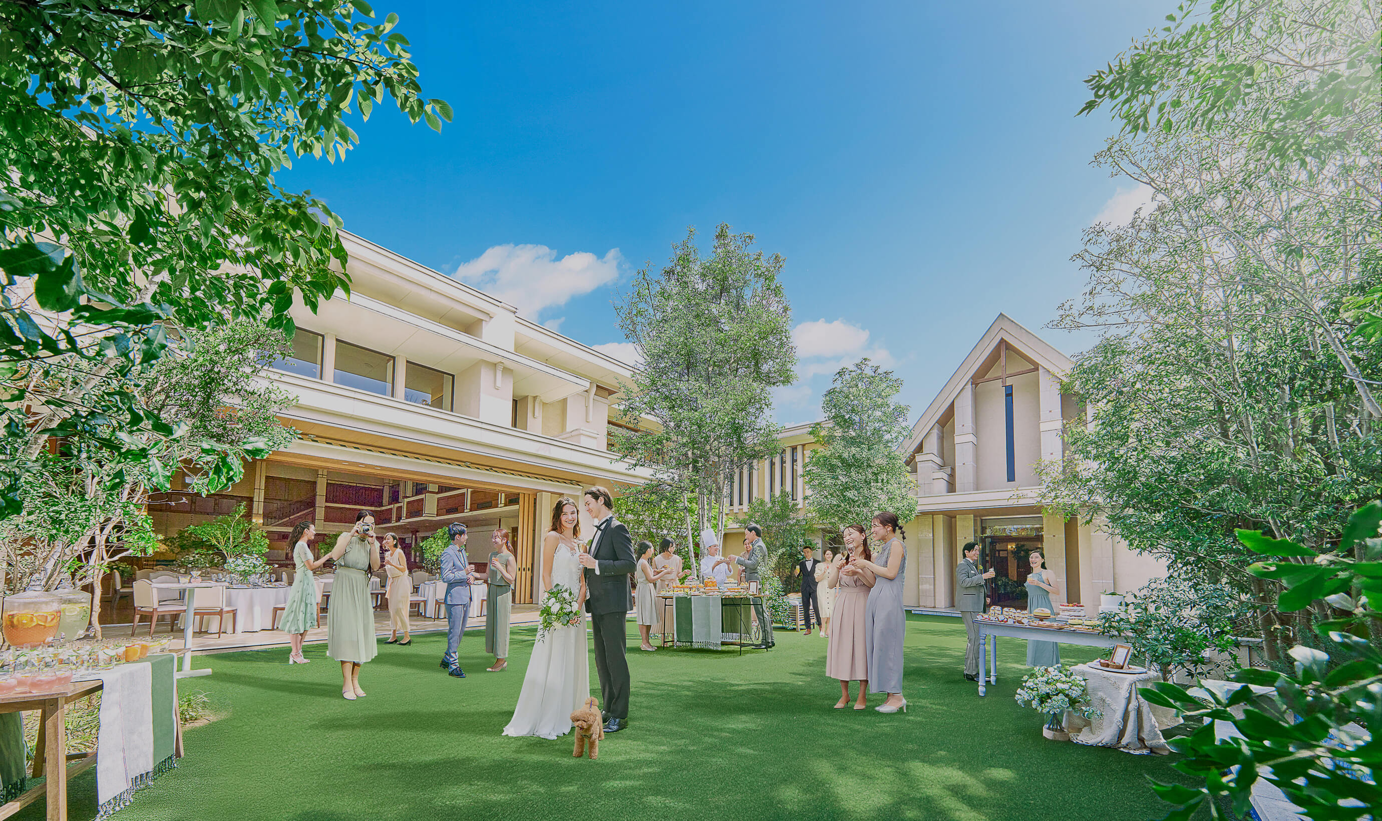 オランジュオーブのガーデンイメージ